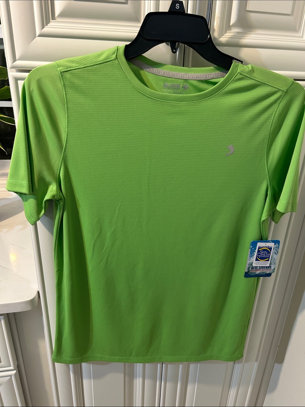 Reel Legends Men's Short Sleeve Performance Tee - Lime Green